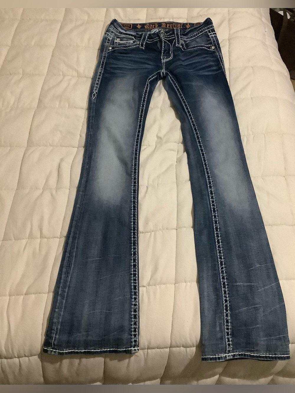 Rock Revival Essie Boot cut Jeans womens 25 - Picture 2 of 7